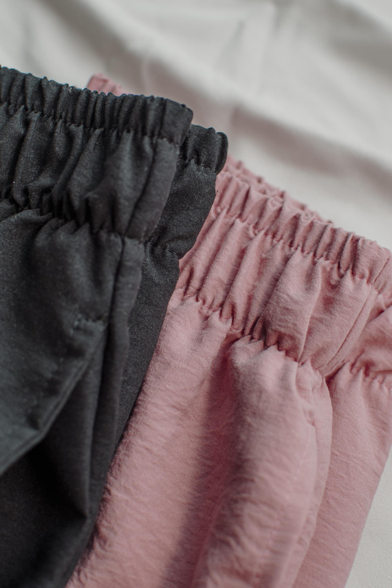 Maeve 875 De Lafense dámské pyžamové kalhoty - dlouhé, hladké, s kapsami - černé