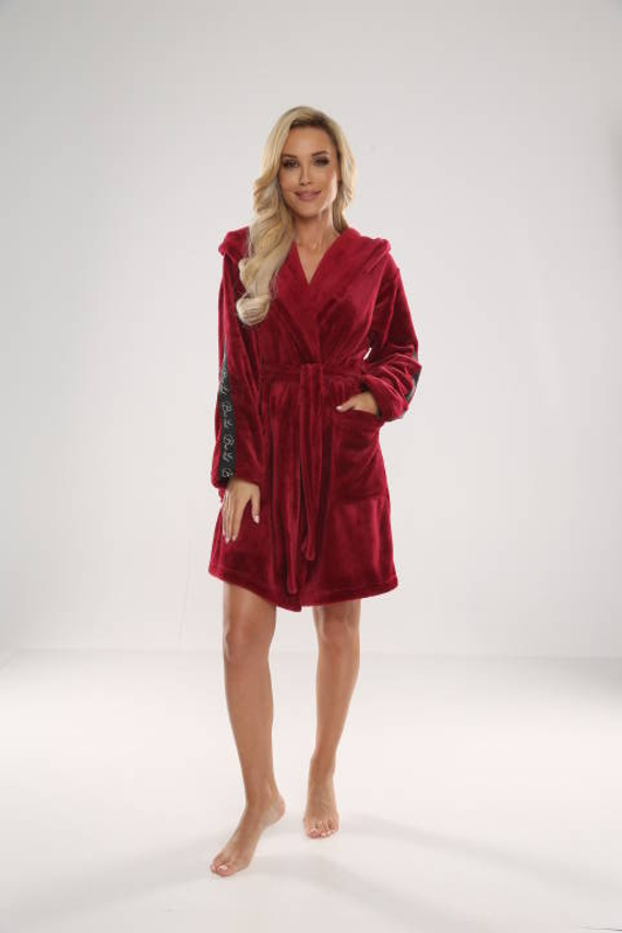 626 Abigail Dámský krátký župan Forex - bordó