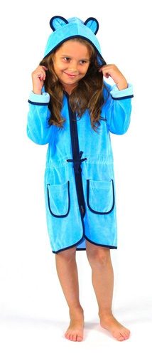 374 / 375 Dětský župan Desiree - modrý