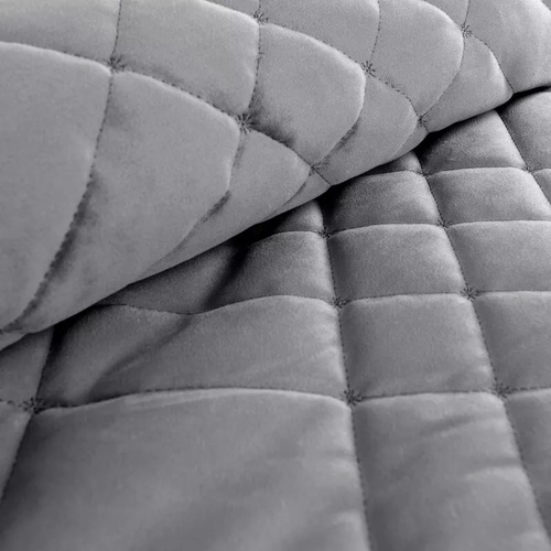 Ria 6 Velurový dekorativní přehoz Eurofirany steel