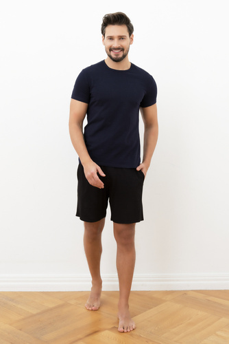 Ikar pánské tričko s krátkým rukávem Italian Fashion - tmavě modré