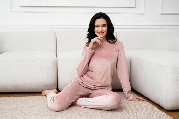 Akara Dámská souprava Italian Fashion - pudrově růžová