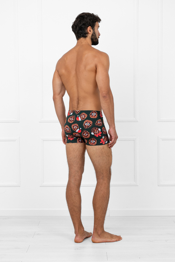 Cono Pánské boxerky Italian Fashion - bavlna, elastan, vánoční vzor