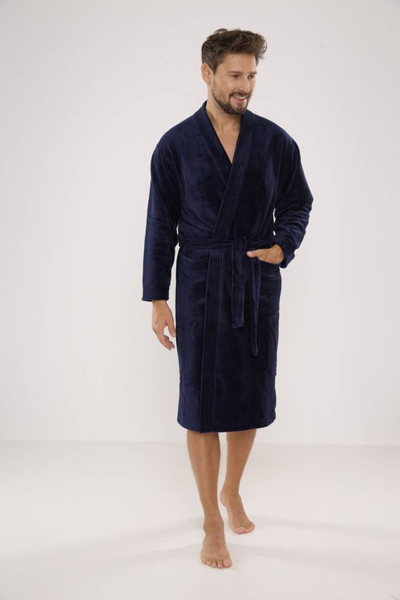 391 Hugo pánský župan De lafense - tmavě modrý