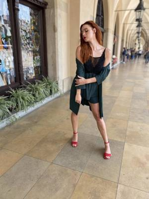 612 Artemise Dámské pyžamo Forex - zelené