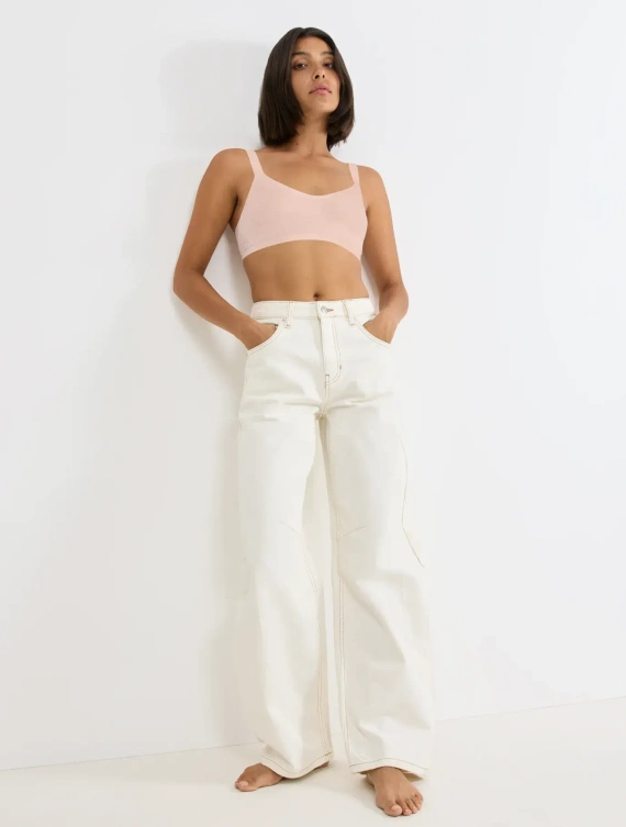 Bralette sloggi ZERO Feel Air bezešvá, lehká, prodyšná cherry pink