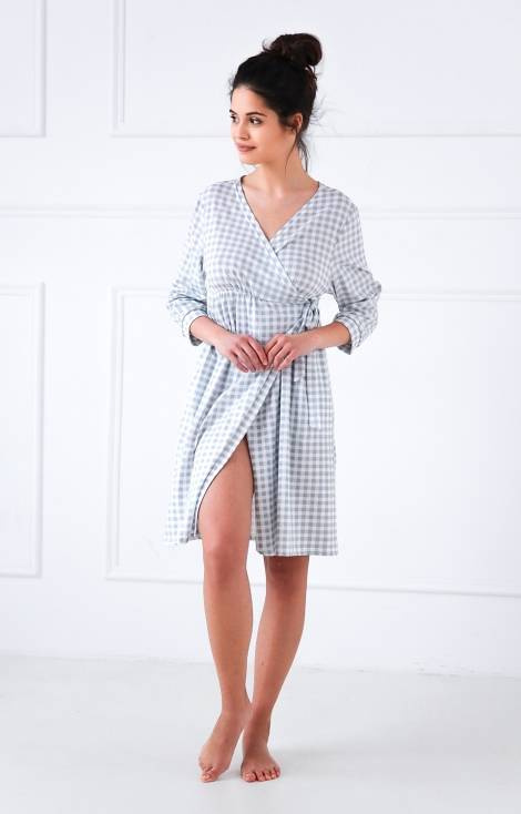 Sensis Dámský župan Octavia - šedý