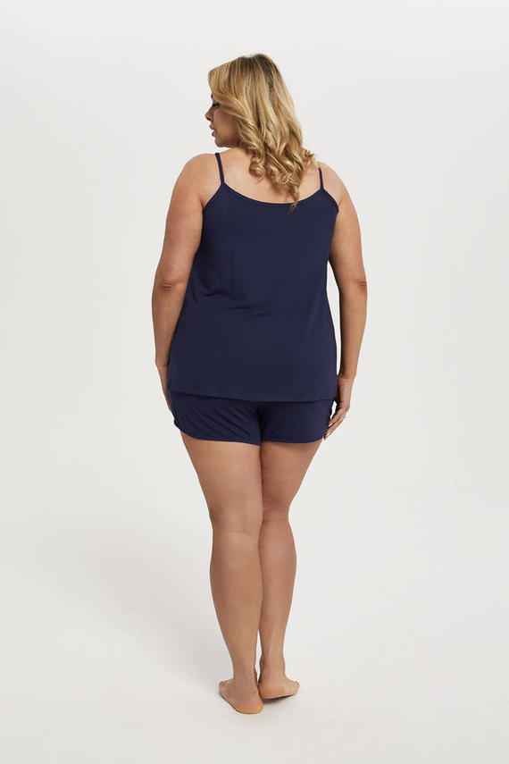 Song Dámské pyžamo s úzkými ramínky, šortky Italian Fashion - tmavě modré