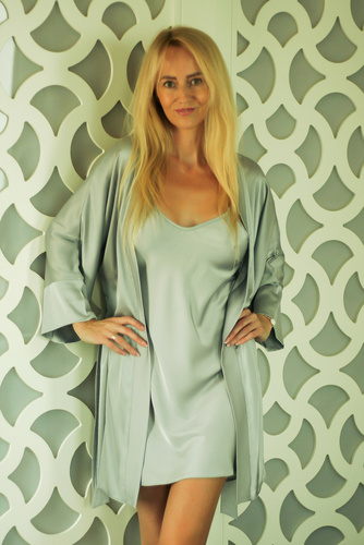 Panama Dámský župan Podomka Kalimo - stříbrný