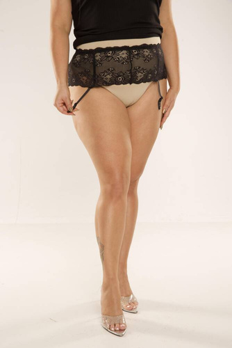 945 Babette Forex podvazkový pás - černý