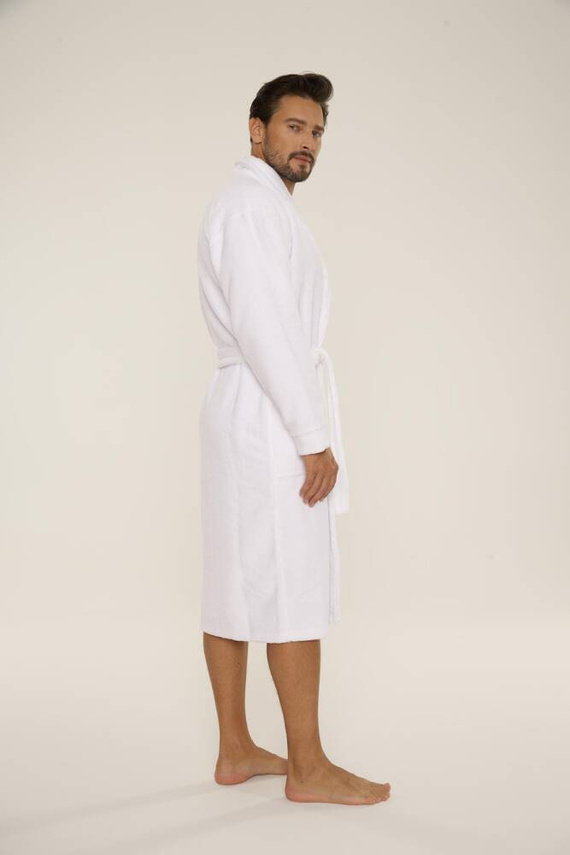 735 Manuele pánský župan De Lafense - bílý