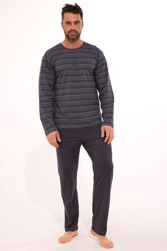 138/57 Cornette Various pánské pyžamo | Bavlna, pruhy, dlouhý rukáv, v krabici