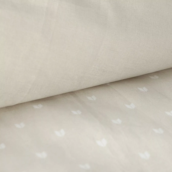 Vánoční povlečení Luke Eurofirany béžové - ranforce bavlna, oboustranné