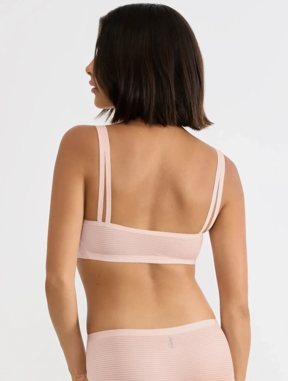 Bralette sloggi ZERO Feel Air bezešvá, lehká, prodyšná cherry pink