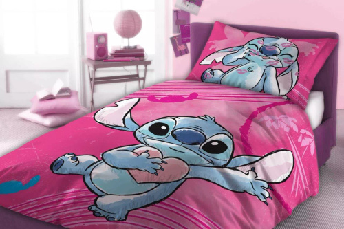 Povlečení Lilo i Stitch Faro 100% bavlna měkké dětské povlečení