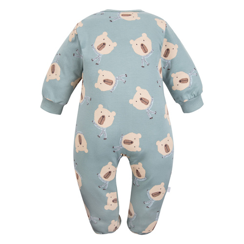 Beary Cool Eevi- šalvějový dětský župan s medvídkem, bavlna, s nožičkami