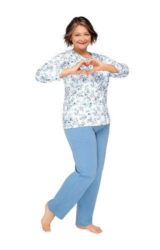 202 Maria III Martel dámské pyžamo - 29 tmavě modré