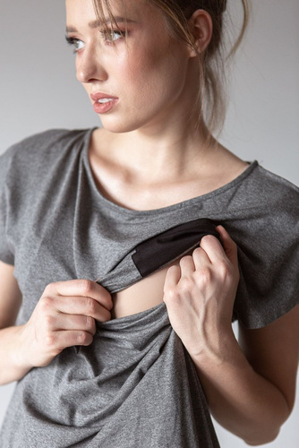 504 Komplet dresowy MIRACLE- szary melanż