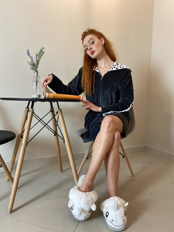 438 Marisol Dámský župan - grafitový