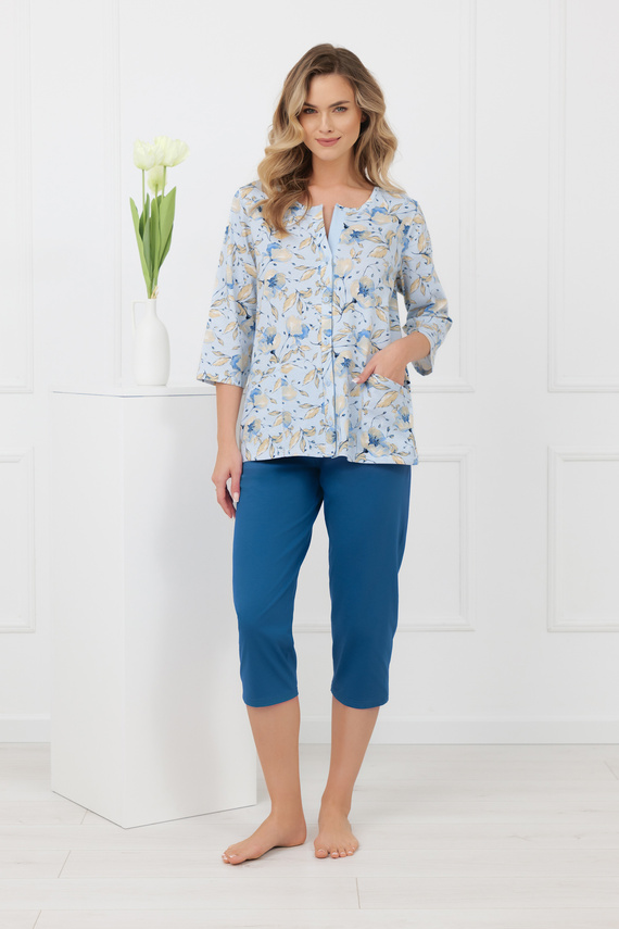 Dámské pyžamo Celozja Italian Fashion 100% bavlna 3/4 rukáv 3/4 kalhoty