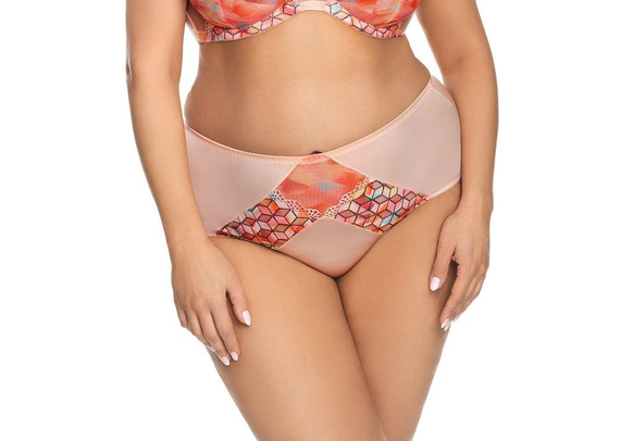 K 558 Duhová měkká podprsenka Gorsenia - broskvová