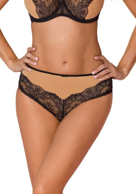 VF-456 Dámské kalhotky Vena caramel-black