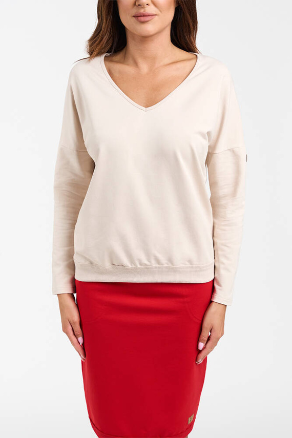 Karina dámská midi sukně Italian Fashion - červená