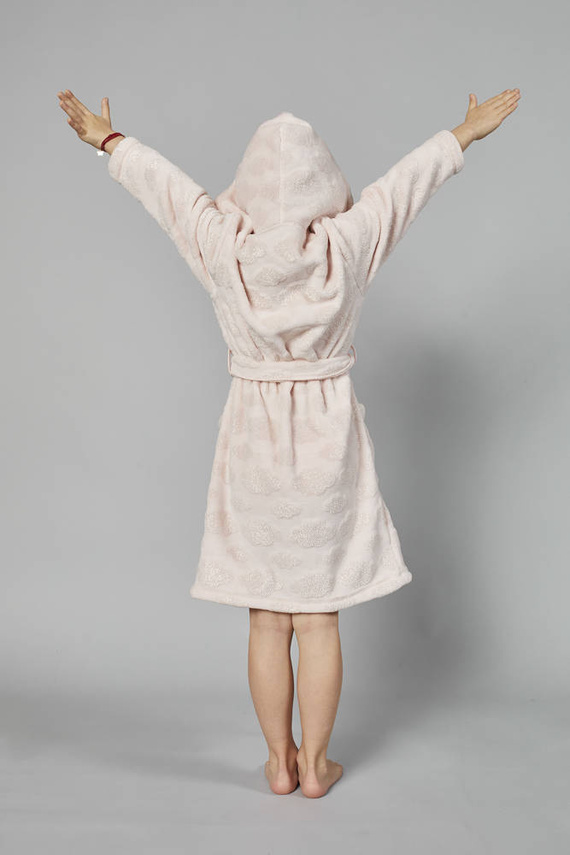 Dívčí župan Drina Italian Fashion - - růžový