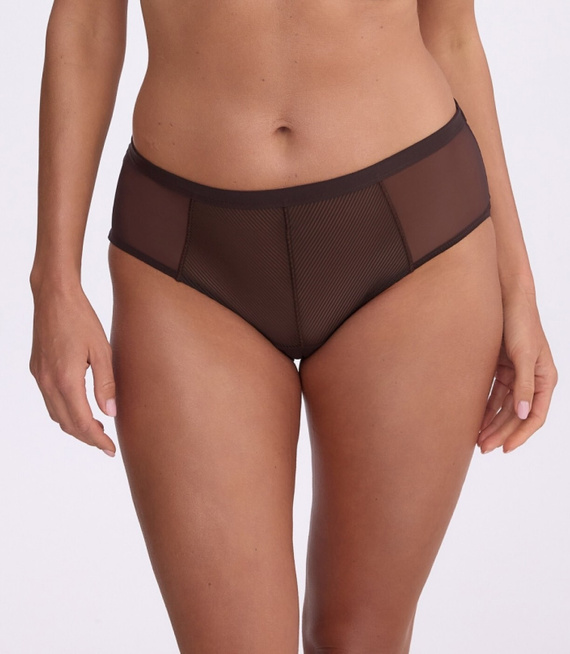Kalhotky Gaia GFP1058 Sonia hnědé – pohodlné, vyšší střih