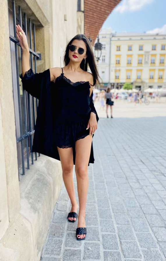 613 Milagros Dámské pyžamo Forex - černé