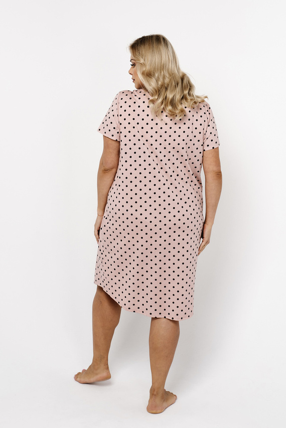 Buscato noční košile s krátkým rukávem Italská móda - potisk