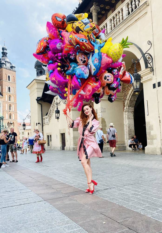 929 Kleoree Dámský župan De Lafense - růžový