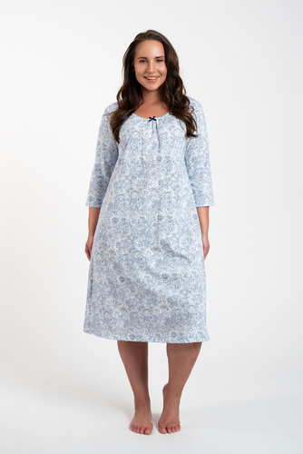 Noční košile Antonia Italian Fashion - modrý potisk