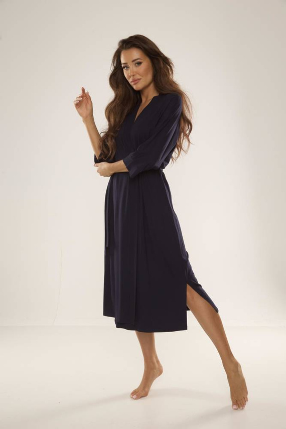 942 Visa Dlouhý župan De Lafense - tmavě modrý