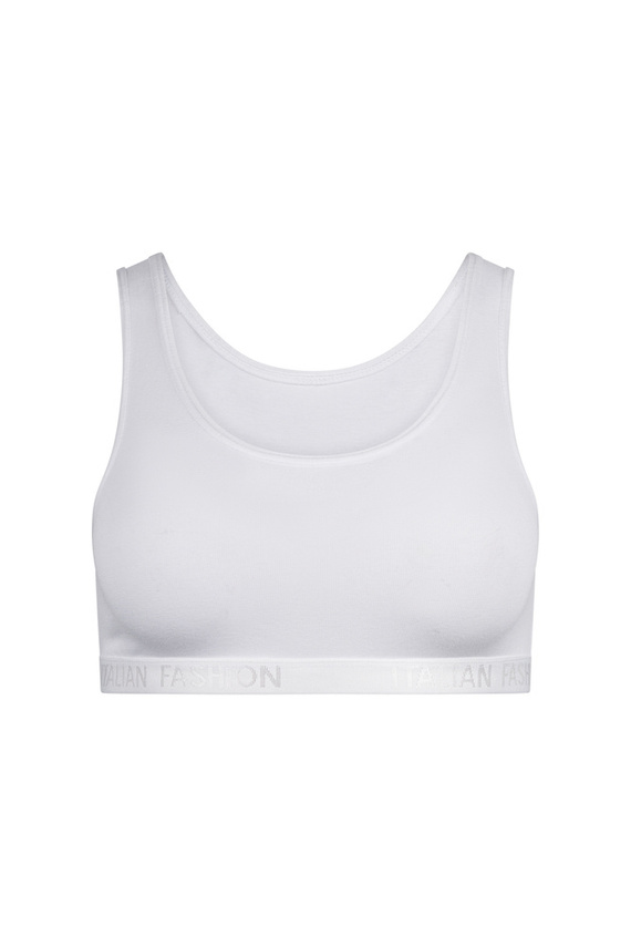 Nikola Dívčí podprsenka se širokými ramínky Italian Fashion - bílá