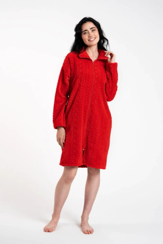 Dámský župan Rena Italian Fashion - červený