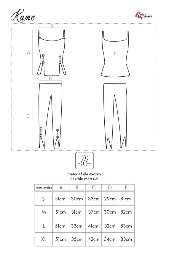 Kame LC 50002 LivCo Corsetti Fashion Dámské pyžamo