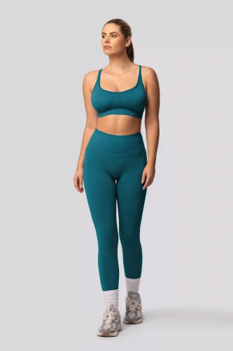 Legíny push-up Spaio PRO vysoký pas krycí tvarující tale blue