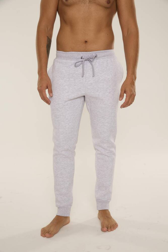 813 Indigo Pánská tepláková souprava De Lafense - světlý melír