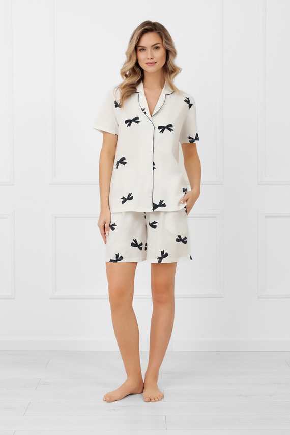 Fiocca Dámské pyžamo Italian Fashion - organická bavlna, elegantní