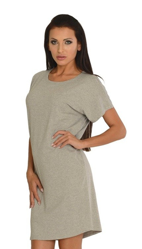 523 Paula noční košile kr. rukáv - chrpa