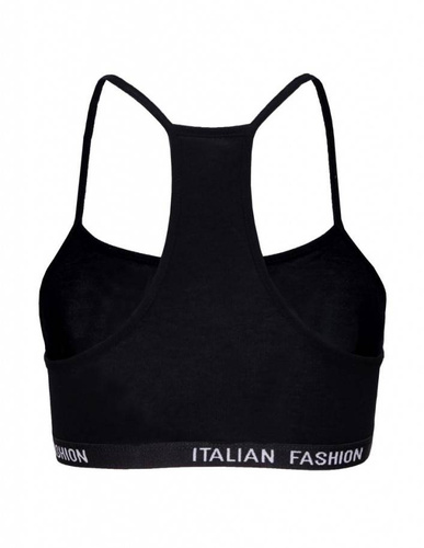 Nikola Dívčí podprsenka s úzkými ramínky Italian Fashion- černá