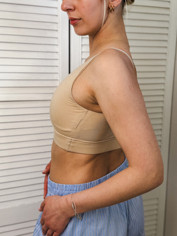 Milk&Love Mombri Klasyk nepromokavá kojicí podprsenka beige