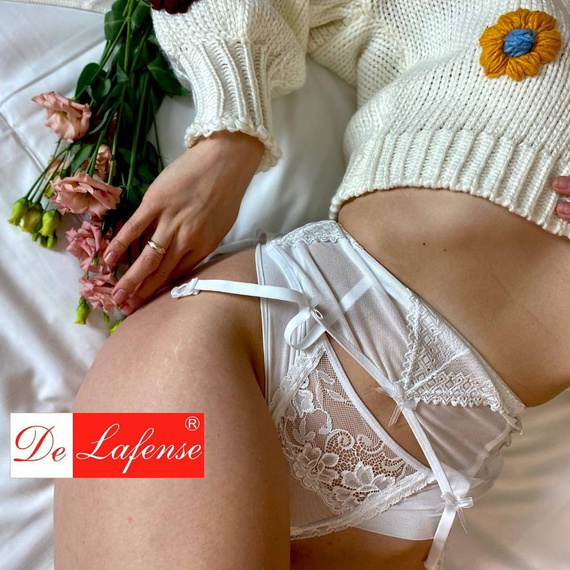 478 Noeli Forex podvazkový pás - bílý