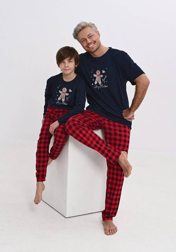 Matt Chlapecké pyžamo Kids Sensis - tmavě modré