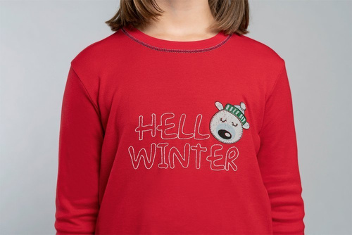 Czoka Dívčí pyžamo Italian Fashion - červené