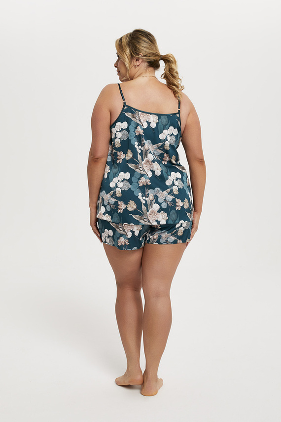 Scarlet Dámské pyžamo slim-fit, krátké šortky Italian Fashion - potisk