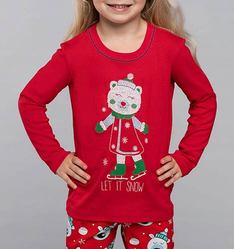 Czoka Dívčí pyžamo Italian Fashion - červené