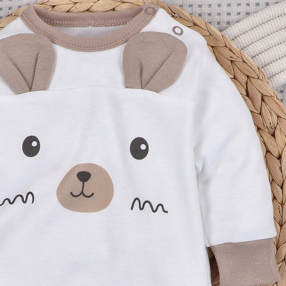 ABN-5509 Sky Journey Nini dětské pyžamo bez nožiček | Organická bavlna, zapínání na patentky