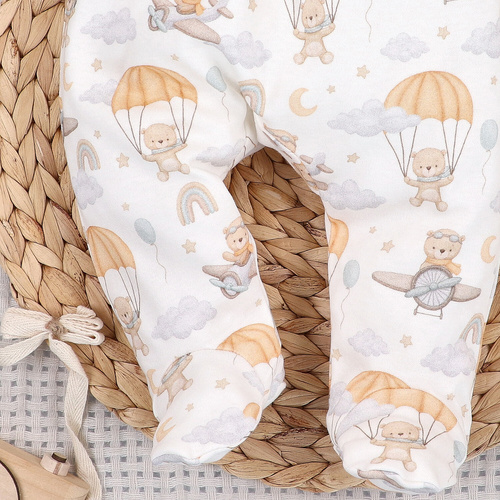 ABN-5513 Sky Journey Nini dětské polodupačky | Organická bavlna, pohodlný střih